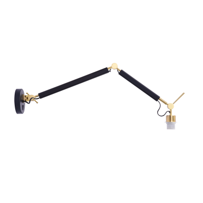 Lampa Zyta S Wall Lampbody Bk/Go AZ4190 | Azzardo