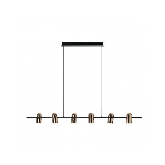 VIVI PENDANT 6 GO/BK | Azzardo VIVI PENDANT 6 GO/BK | Azzardo