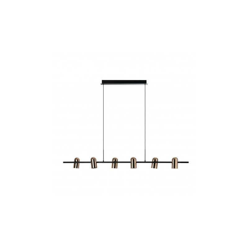 VIVI PENDANT 6 GO/BK | Azzardo VIVI PENDANT 6 GO/BK | Azzardo