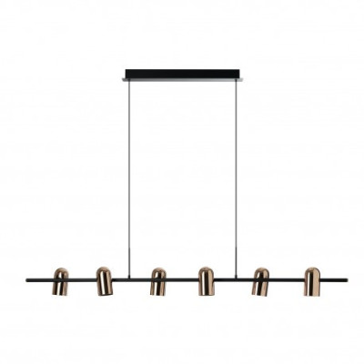 VIVI PENDANT 6 GO/BK | Azzardo