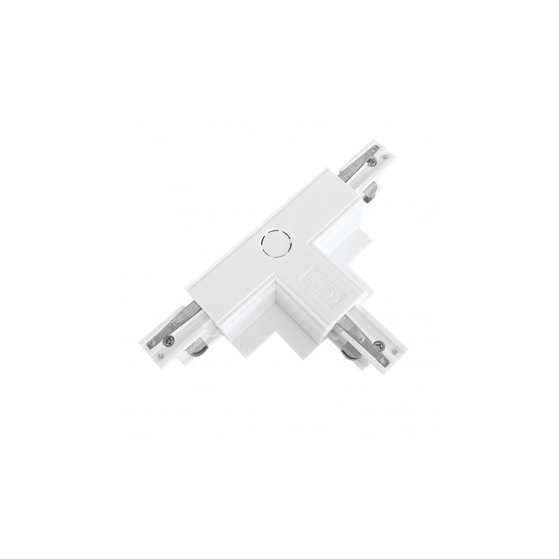 TRACK 3LINE T CONNECTOR LEFT GIPS WH | Azzardo