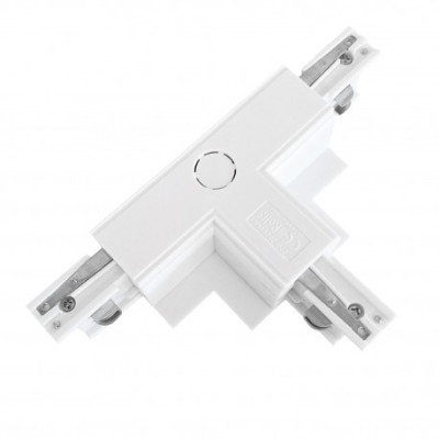 TRACK 3LINE T CONNECTOR LEFT GIPS WH | Azzardo