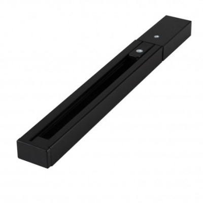 TRACK 1LINE SET 3m + END POWER + END CAP BK | Azzardo