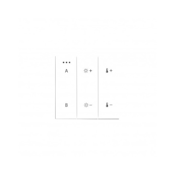 SWITCH PANEL REMOTE CONTROL 2-GROUP BLUETOOTH WH | Azzardo