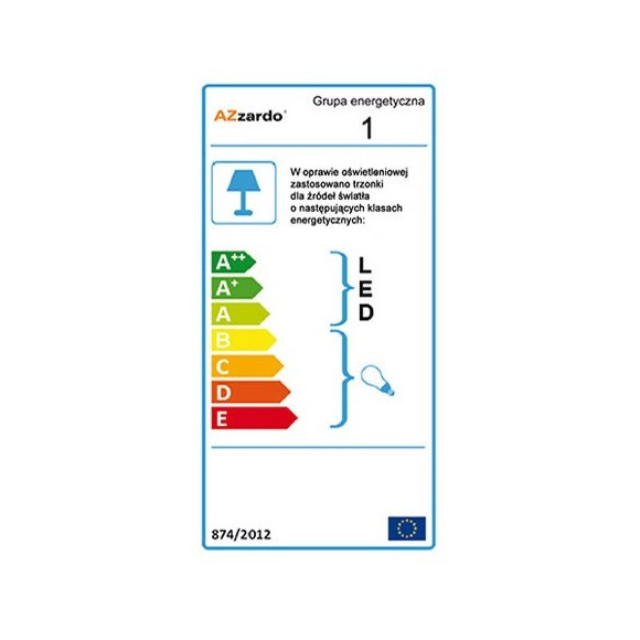STYLO 8 CHROM LAMPA WISZACA | Azzardo
