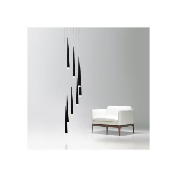 STYLO 8 BLACK LAMPA WISZACA | Azzardo