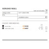 Lampa Sorano Wall Dgr AZ4357 | Azzardo