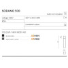 Lampa Sorano 500 Dgr AZ4358 | Azzardo