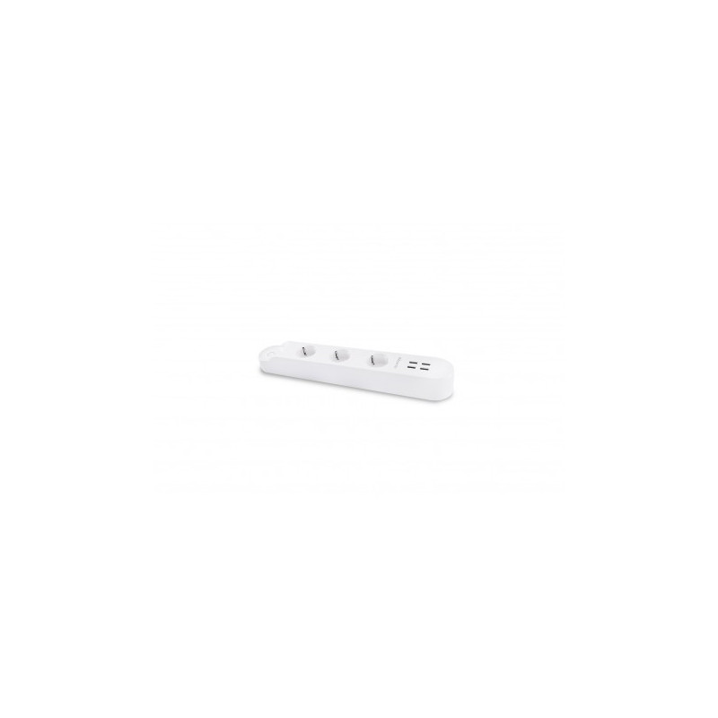 Lampa Smart Power Strip 16A + Usb 32A Wh AZ3477 | Azzardo