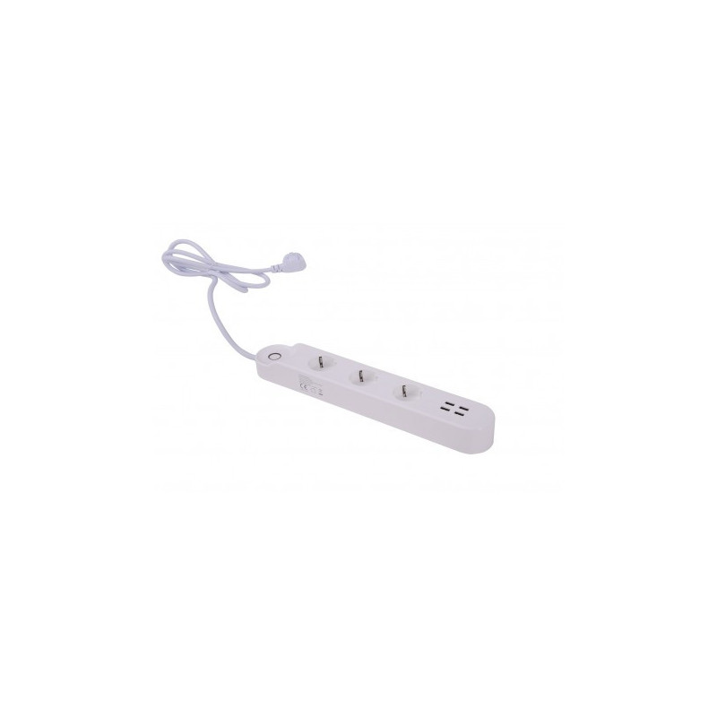 SMART POWER STRIP 16A + USB 32A WH | Azzardo SMART POWER STRIP 16A + USB 32A WH | Azzardo