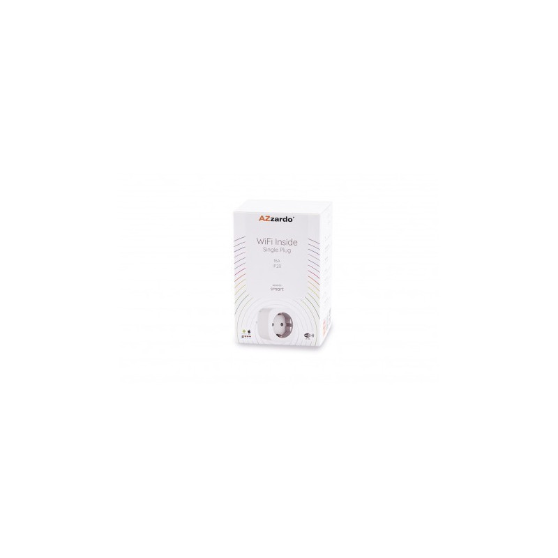 Lampa Single Smart Plug 16A Wh AZ3478 | Azzardo