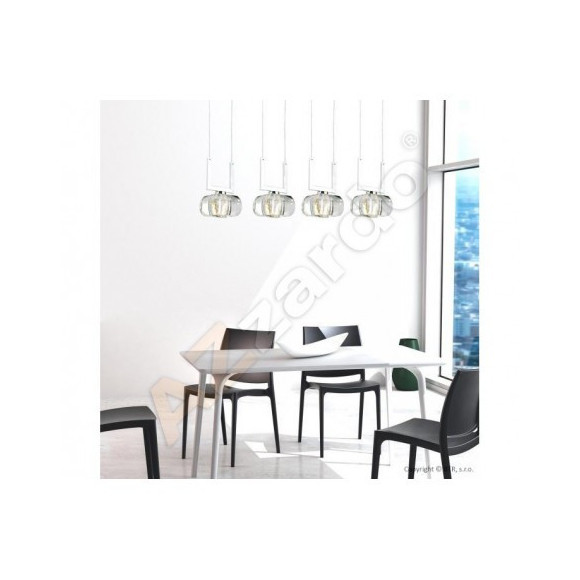 Lampa wisząca Rubic 4A Wiszaca AZ0494 | Azzardo