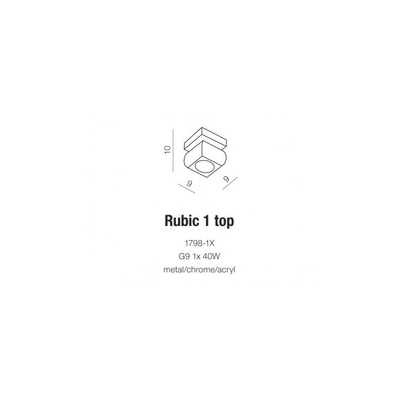 RUBIC 1 TOP | Azzardo RUBIC 1 TOP | Azzardo