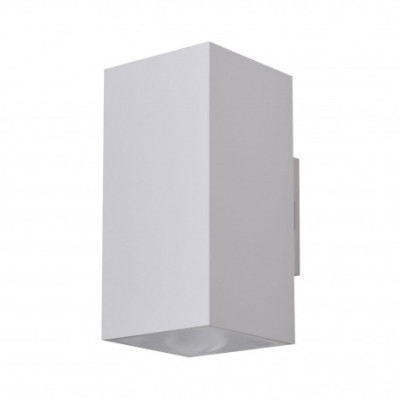 Lampa Roland 2 Sq Wall Ip65 Wh AZ5232 | Azzardo