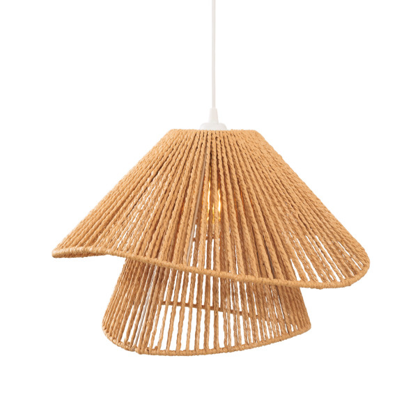 MAXLIGHT P0578 LAMPA WISZĄCA AMALFI II NATURAL | E27 MAXLIGHT P0578 LAMPA WISZĄCA AMALFI II NATURAL | E27