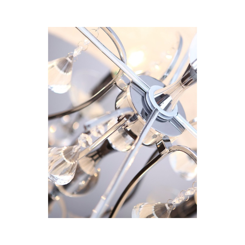 MAXLIGHT C0060 AMSTERDAM 60 cm | Plafon | IP20 | chrom