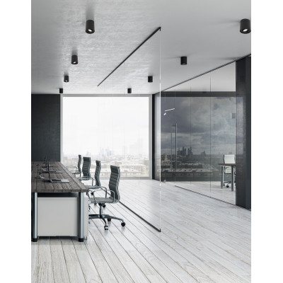 MAXLIGHT C0068 BASIC ROUND CZARNA | Lampa sufitowa | IP20