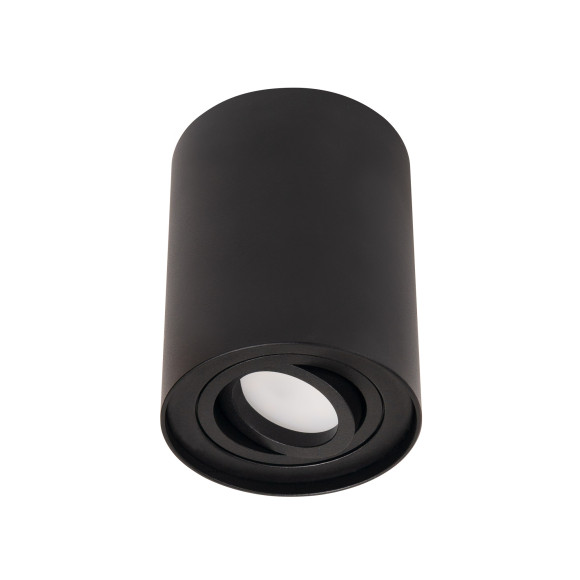 MAXLIGHT C0068 LAMPA SUFITOWA BASIC ROUND CZARNA | GU10