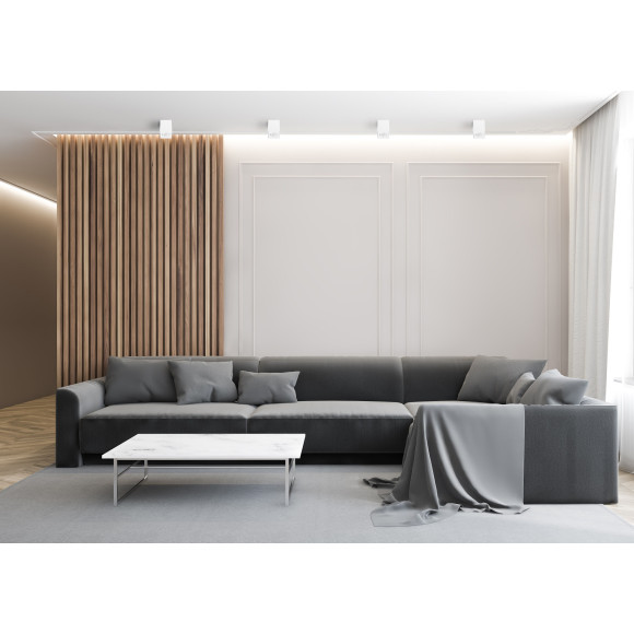 MAXLIGHT C0071 BASIC SQUARE BLACK | Lampa sufitowa | IP20