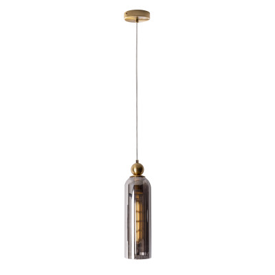 MAXLIGHT P0511 LAMPA WISZĄCA CAMPANILA SMOKY GLASS | E27