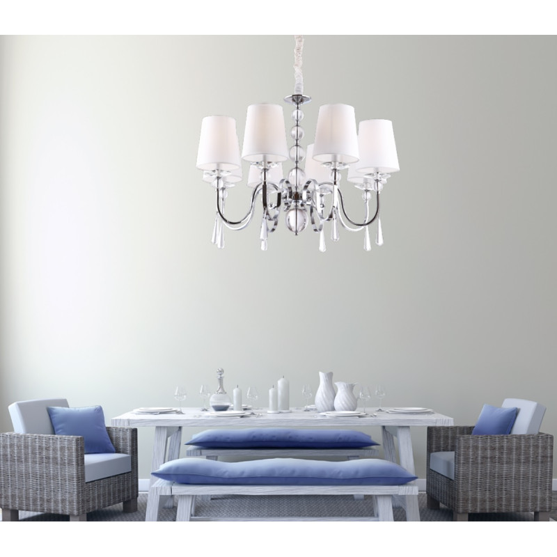 MAXLIGHT P0110 LAMPA WISZĄCA CHARLOTTE 75 cm | E14 | 40.0 W MAXLIGHT P0110 LAMPA WISZĄCA CHARLOTTE 75 cm | E14 | 40.0 W