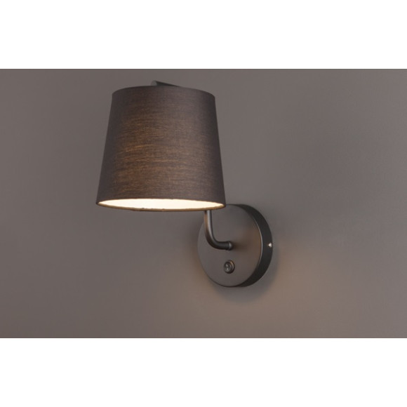 MAXLIGHT W0194 KINKIET CHICAGO CZARNY + CZARNY ABAŻUR | E27 MAXLIGHT W0194 KINKIET CHICAGO CZARNY + CZARNY ABAŻUR | E27