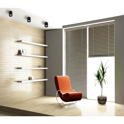 MAXLIGHT C0163 CHIP CZARNY 4000K | Lampa sufitowa | 8 W | IP20