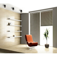 MAXLIGHT C0163 CHIP CZARNY 4000K | Lampa sufitowa | 8 W | IP20