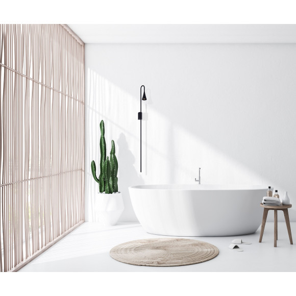 MAXLIGHT W0280 KINKIET COMET CZARNY, 3W LED, IP54 MAXLIGHT W0280 KINKIET COMET CZARNY, 3W LED, IP54