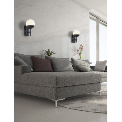 MAXLIGHT W0255 KINKIET DALLAS CZARNY | E14 | 40.0 W | IP20