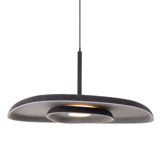 MAXLIGHT P0560 LAMPA WISZACA DEUX BLACK&GREY