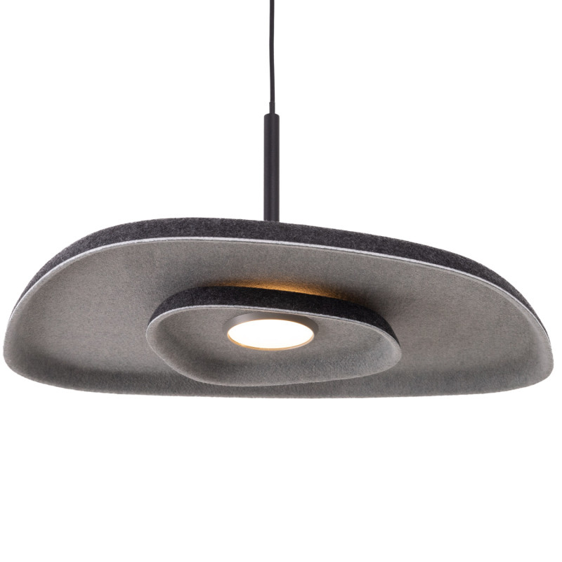 MAXLIGHT P0560 LAMPA WISZACA DEUX BLACK&GREY