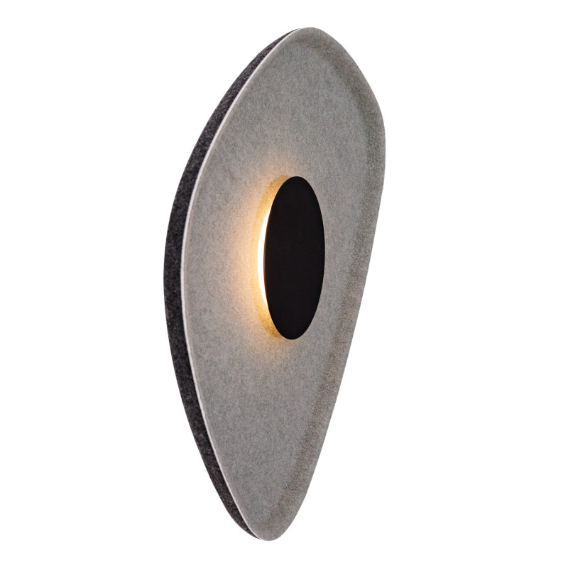 MAXLIGHT W0558 KINKIET DEUX BLACK&GREY | LED ZINTEGROWANY