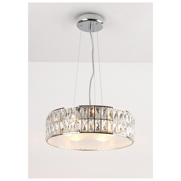 MAXLIGHT P0236 DIAMANTE | Lampa wisząca | 42 W | IP20 | chrom