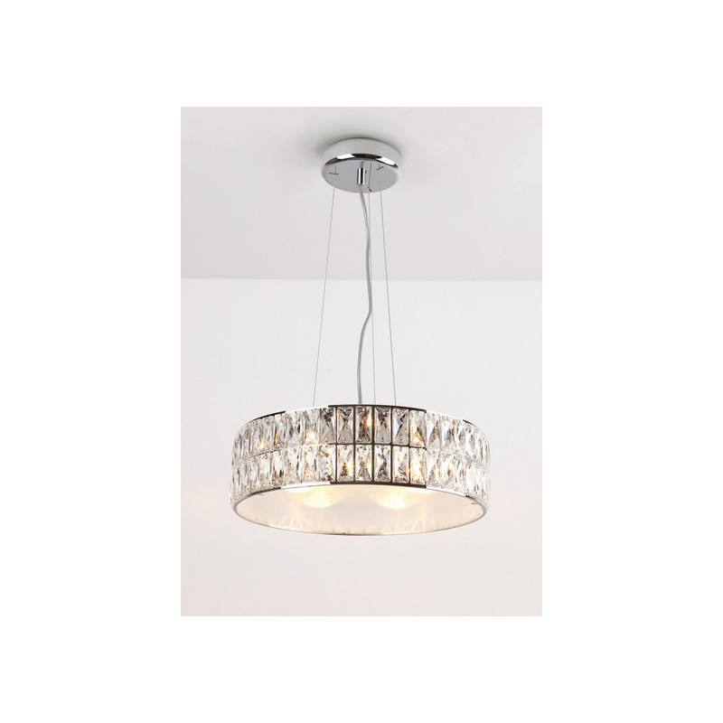 MAXLIGHT P0236 DIAMANTE | Lampa wisząca | 42 W | IP20 | chrom
