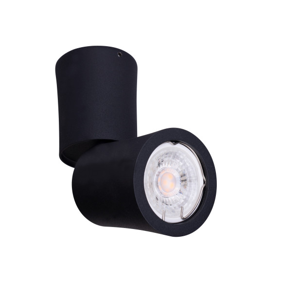 MAXLIGHT C0157 LAMPA SUFITOWA DOT CZARNA | GU10 | 50.0 W
