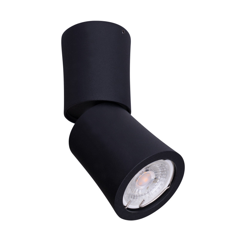 MAXLIGHT C0157 LAMPA SUFITOWA DOT CZARNA | GU10 | 50.0 W