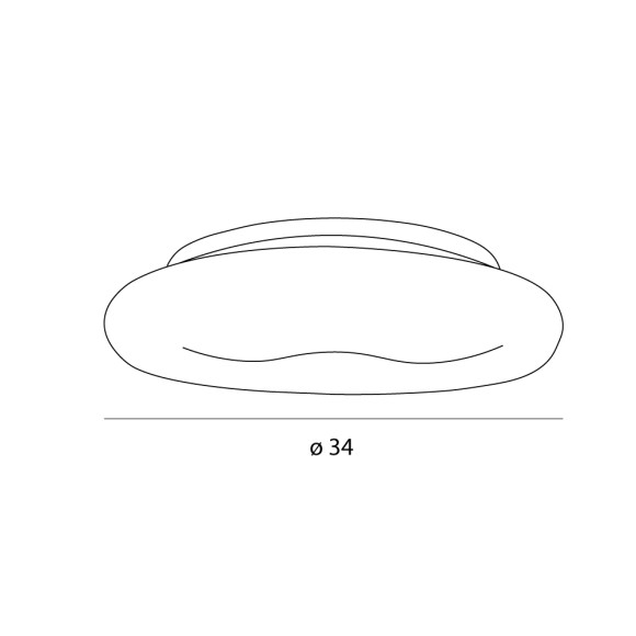 MAXLIGHT C0233 PLAFON DUO 34CM | LED ZINTEGROWANY | 10.0 W