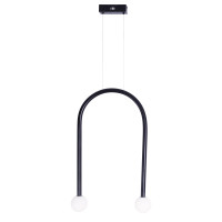 MAXLIGHT P0513 LAMPA WISZĄCA ENIGMA CZARNA