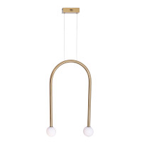 MAXLIGHT P0514 ENIGMA | Lampa wisząca | 4 W | IP20 | złoty