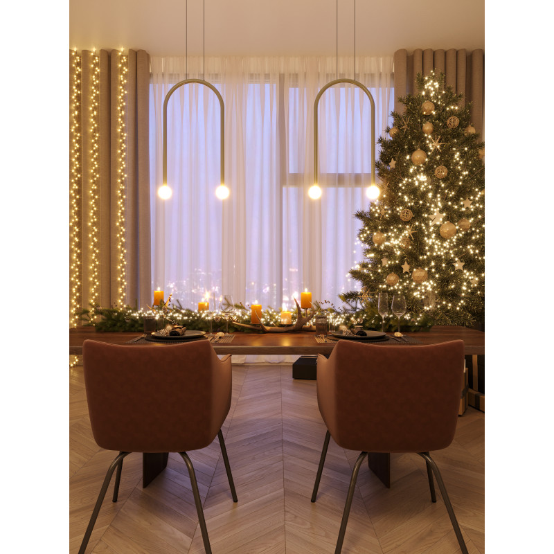 MAXLIGHT P0522 ENIGMA | Lampa wisząca | 4 W | IP20 | zielony