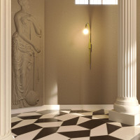 MAXLIGHT W0343 KINKIET ENIGMA ZIELONY | LED ZINTEGROWANY