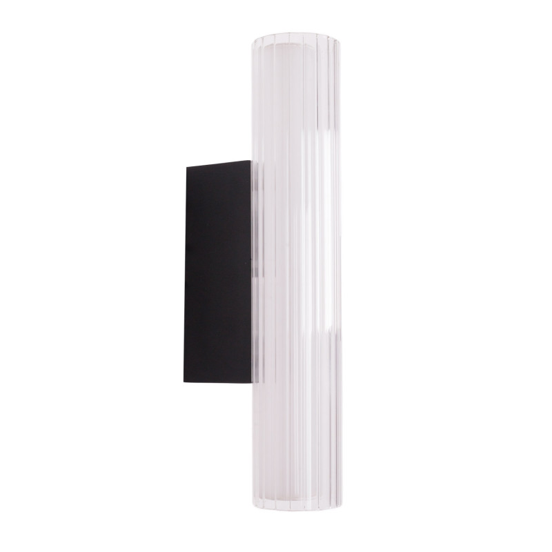 MAXLIGHT W0363 KINKIET FAYETTE 31CM 6W IP44 3000K CZARNY MAXLIGHT W0363 KINKIET FAYETTE 31CM 6W IP44 3000K CZARNY