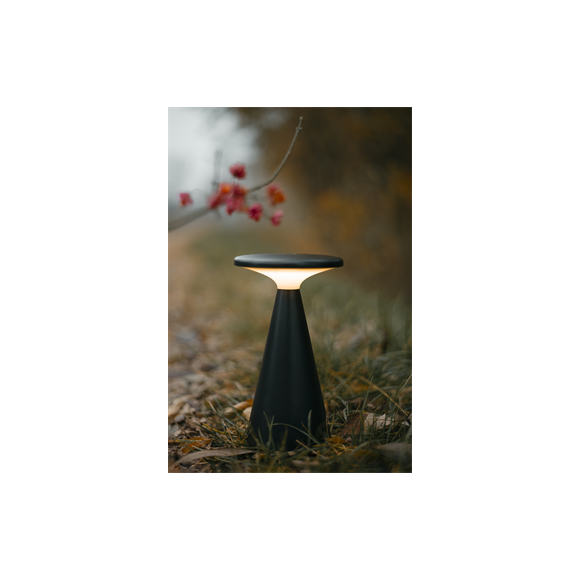 MAXLIGHT T0063 FUNGHI CZARNA | Lampa stołowa | IP44 | CZARNY