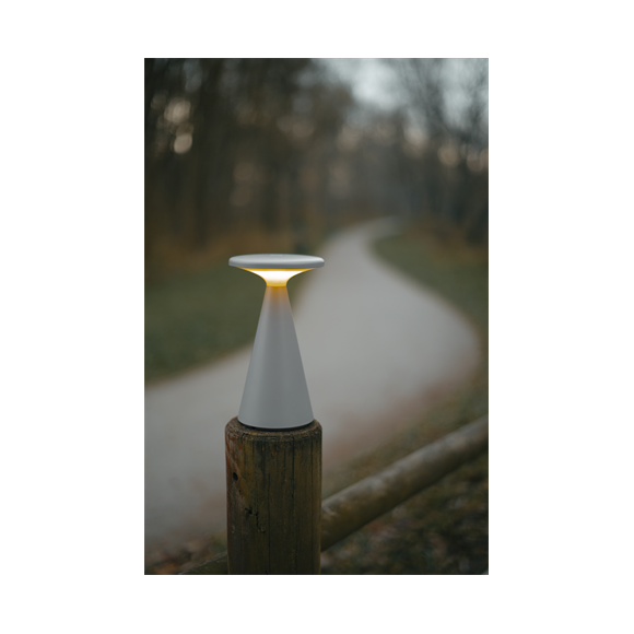 MAXLIGHT T0064 FUNGHI SZARA | Lampa stołowa | IP44 | SZARY