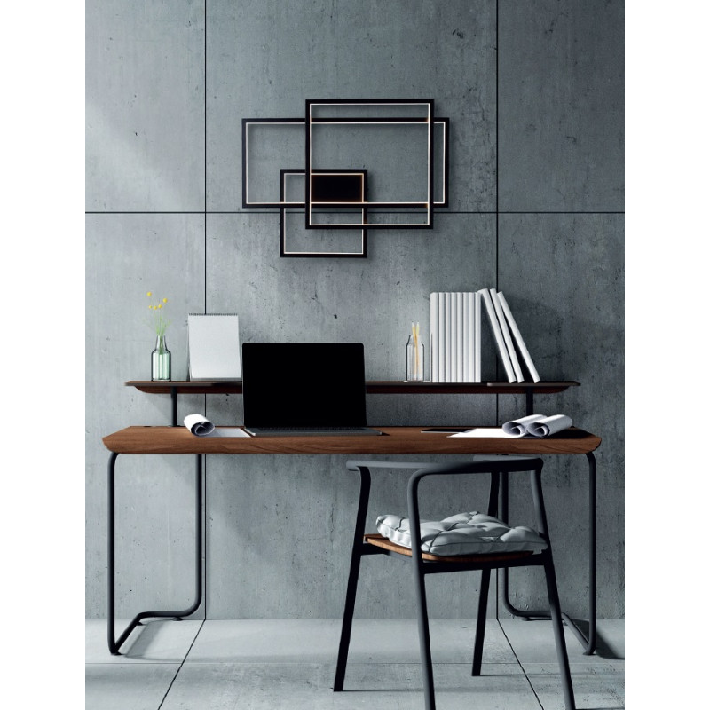 MAXLIGHT W0233D KINKIET LED GEOMETRIC CZARNY - NOWY ŚCIEMNIA