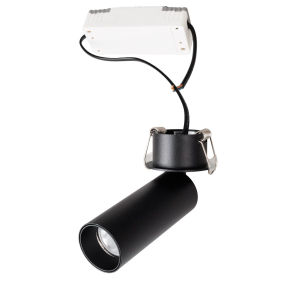 MAXLIGHT H0125 LAMPA SUFITOWA HALO C BLACK PODTYNKOWA