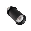 MAXLIGHT H0127 LAMPA SUFITOWA HALO D BLACK PODTYNKOWA