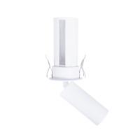 MAXLIGHT H0128 LAMPA SUFITOWA HALO E WHITE PODTYNKOWA