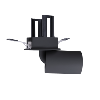 MAXLIGHT H0131 LAMPA SUFITOWA HALO F BLACK PODTYNKOWA